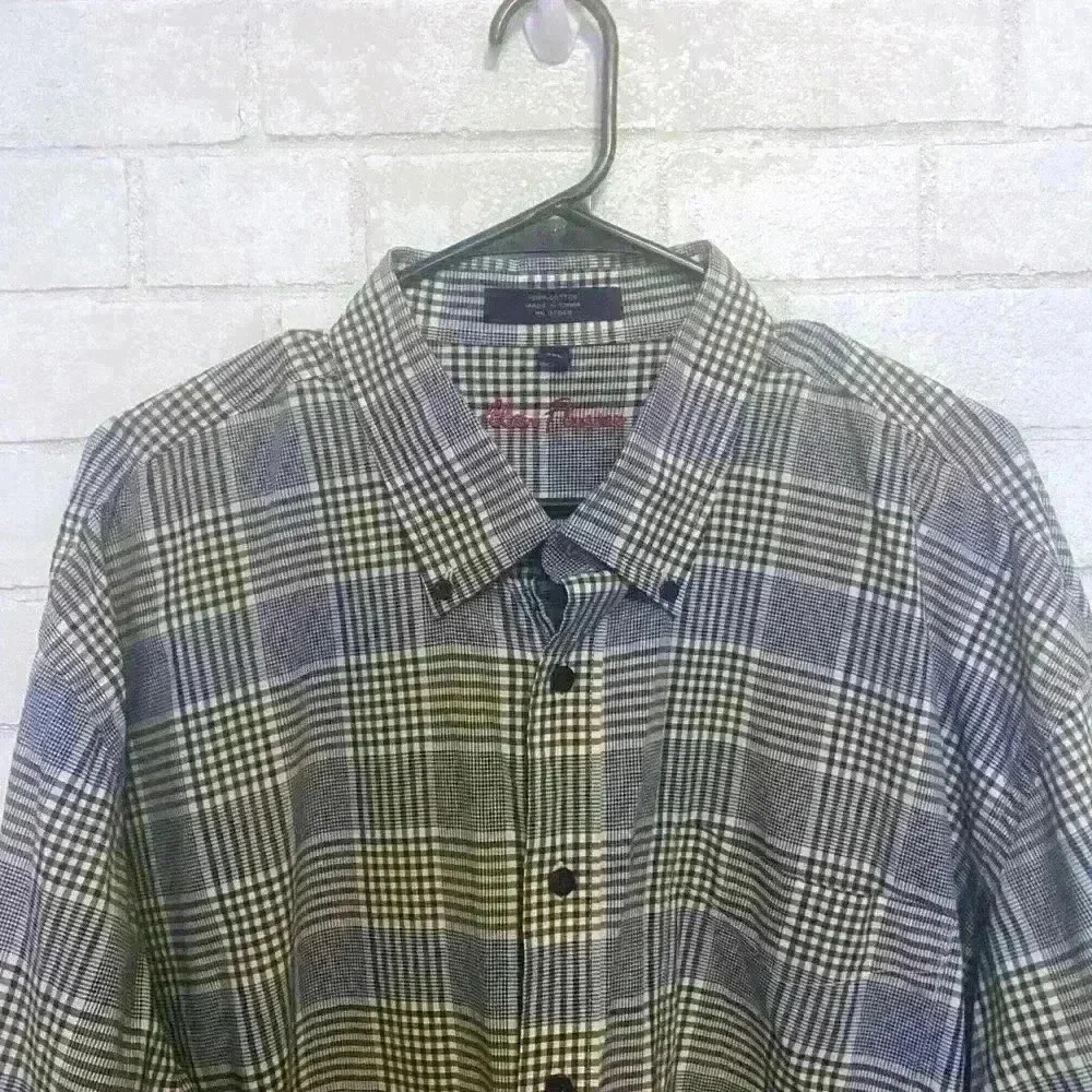 Alan Flusser blue patterned Long Sleeve Button Down Men’s Shirt Size XXL - Picture 3 of 3